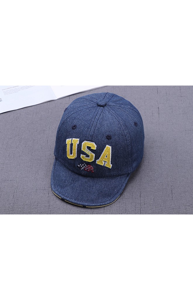 หมวกแก๊ปยีนส์ USA ใต้ปีกหมวกลายดาว