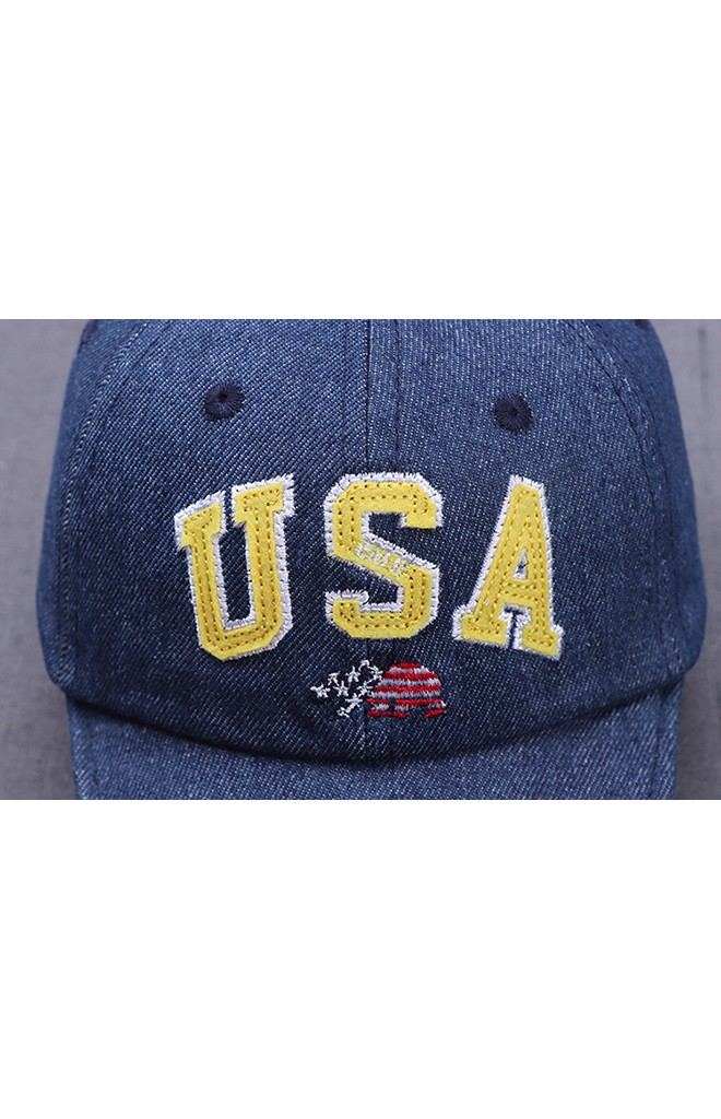 หมวกแก๊ปยีนส์ USA ใต้ปีกหมวกลายดาว