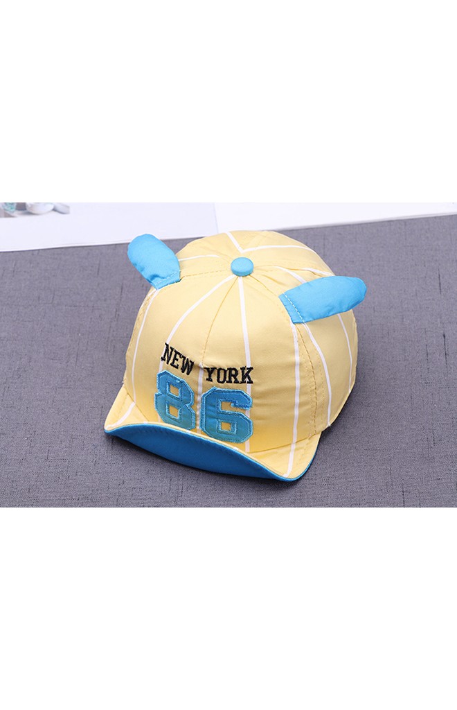 หมวกแก๊ปลายทางแต่งหูกระต่าย ปัก NEW YORK 86