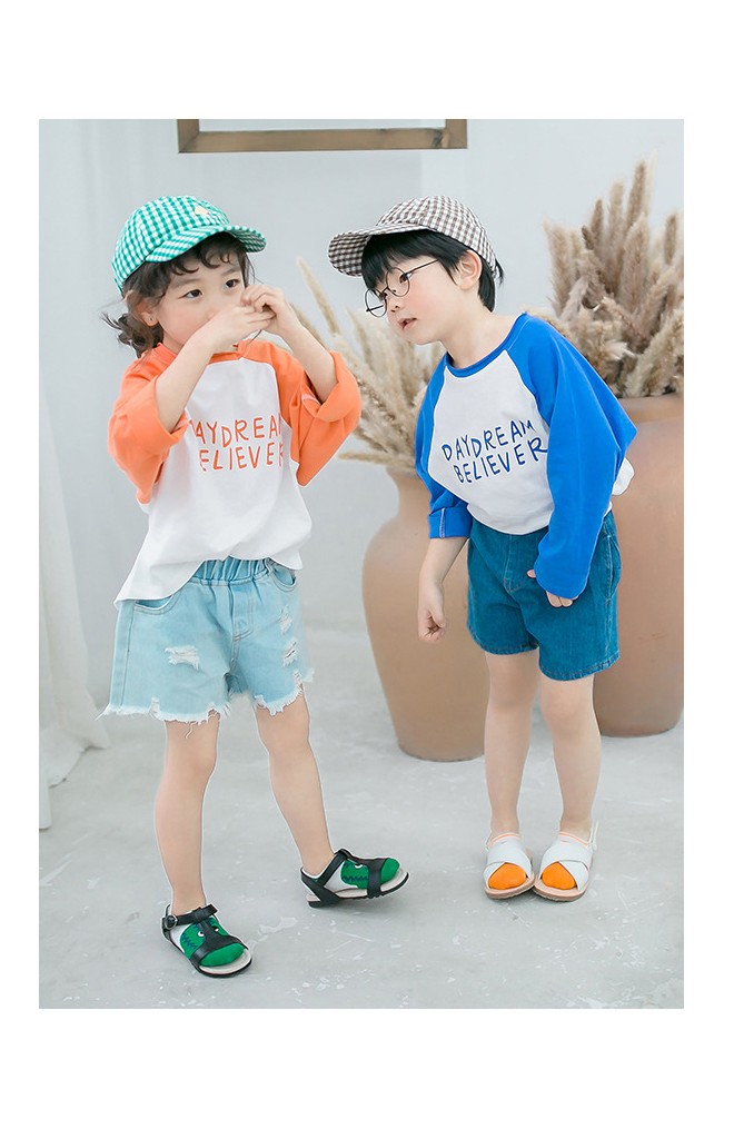 ถุงเท้าเด็กแบบข้อส้นปากตื้นลายผลไม้(C068)