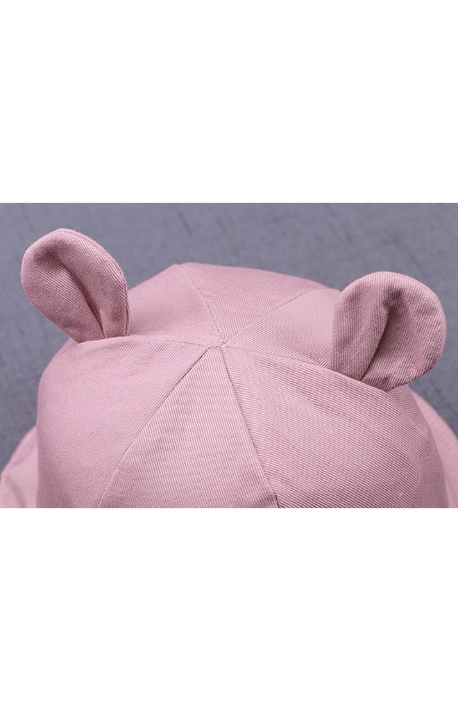 หมวก Bucket แมวน้อย มีสายยืดคล้องใต้คาง KUKUJI