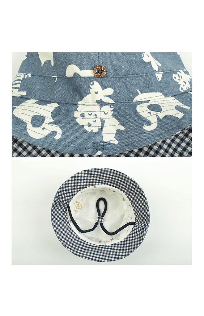 หมวก Bucket ยีนส์ลายสัตวน่ารัก MiLKY FRiENDS