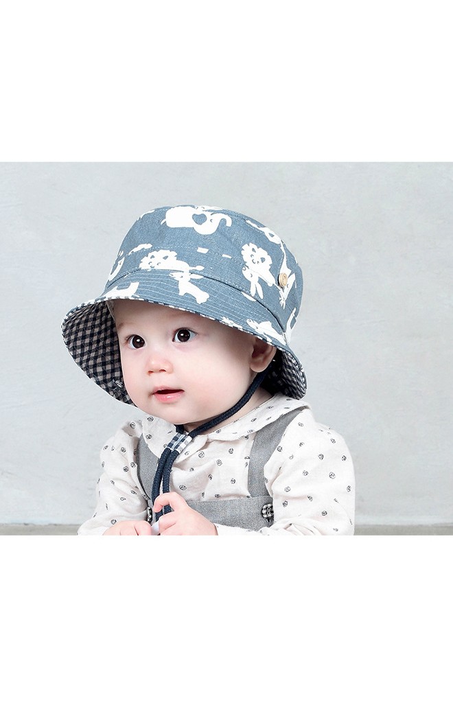 หมวก Bucket ยีนส์ลายสัตวน่ารัก MiLKY FRiENDS
