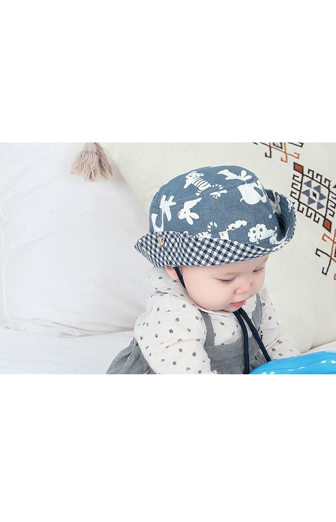 หมวก Bucket ยีนส์ลายสัตวน่ารัก MiLKY FRiENDS