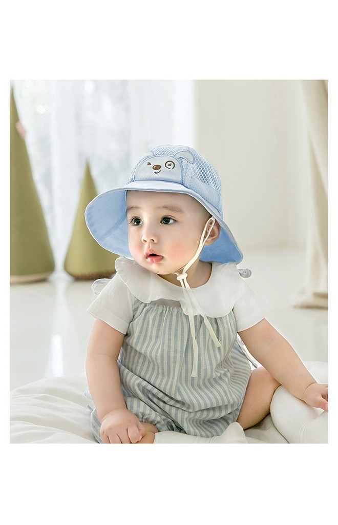 หมวกกันแดดเจ้าตูบผ้าตาข่าย GZMM