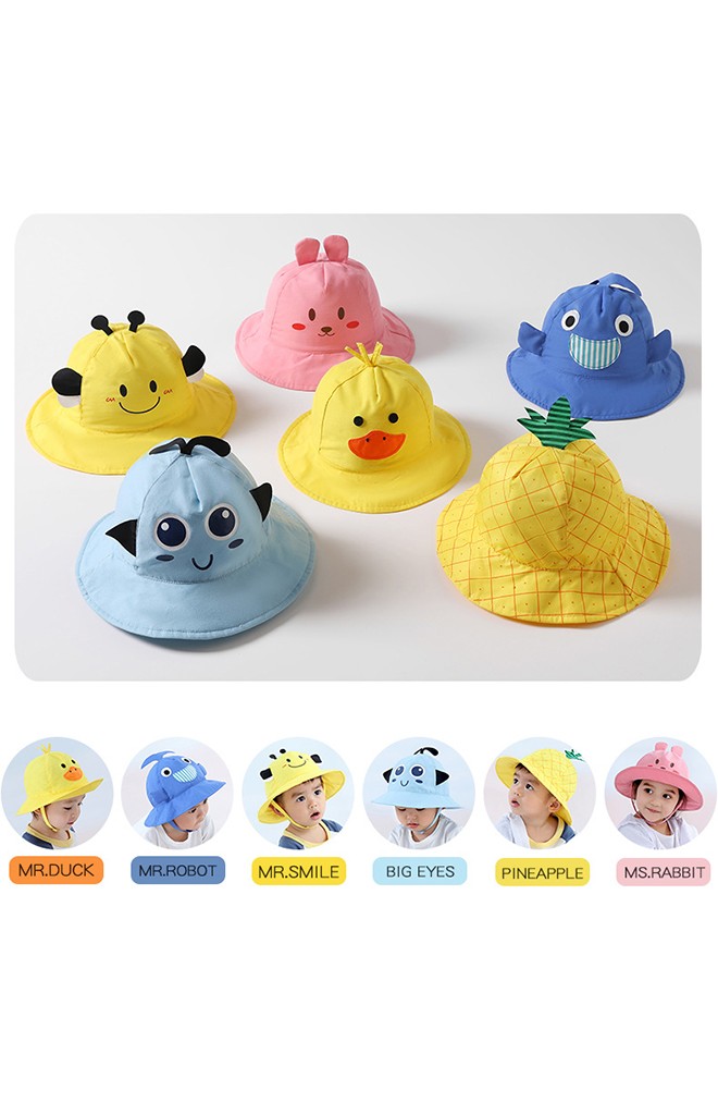 หมวกปีกกว้างน่ารักสีสันสดใส จาก dandy bebe
