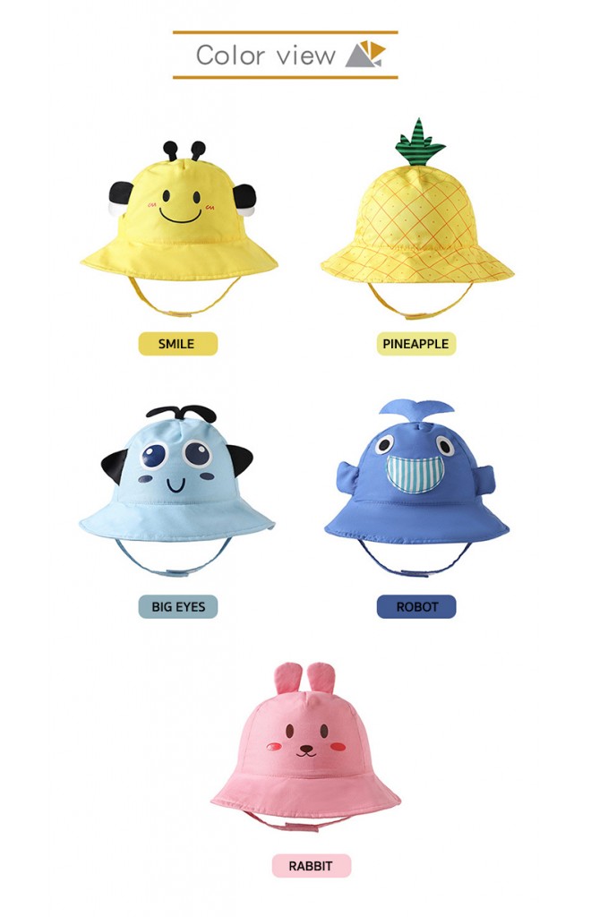 หมวกปีกกว้างน่ารักสีสันสดใส จาก dandy bebe
