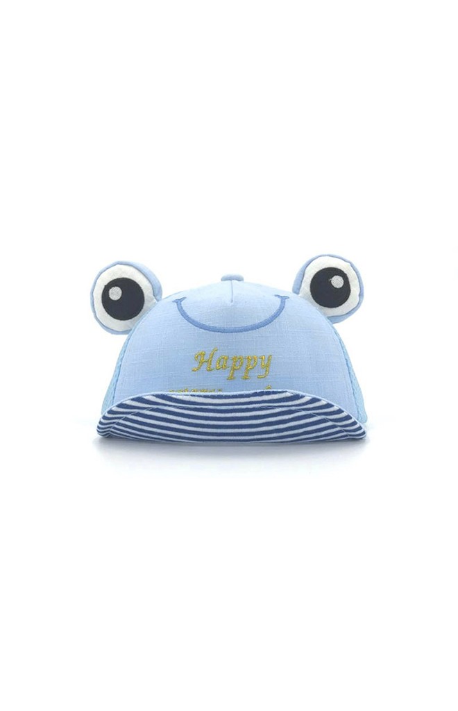 หมวกแก๊ปกบตาโต Happy every day ด้านหลังผ้าตาข่าย