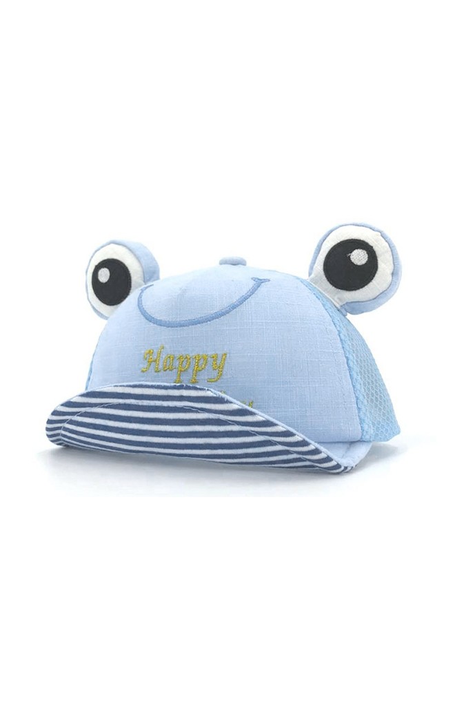 หมวกแก๊ปกบตาโต Happy every day ด้านหลังผ้าตาข่าย