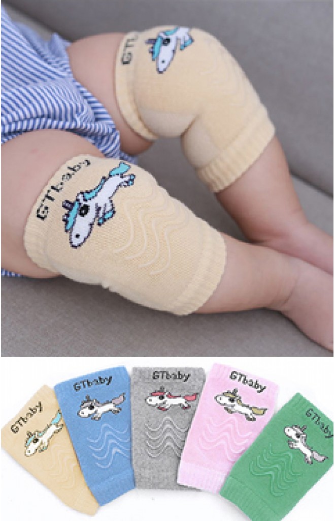 สนับเข่าเด็กลายยูนิคอร์น มีกันลื่นลายคลื่น สนับเข่าเด็กลายยูนิคอร์น มีกันลื่นลายคลื่น