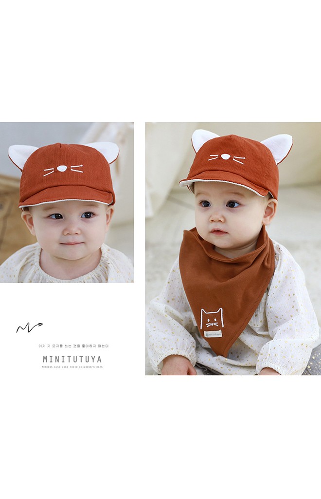 หมวกแก๊ปแมวน้อยหูตั้ง จาก TUTUYA