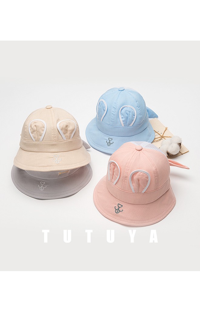 หมวกปีกกระต่ายน้อย ด้านหลังผ้าตาข่าย TUTUYA