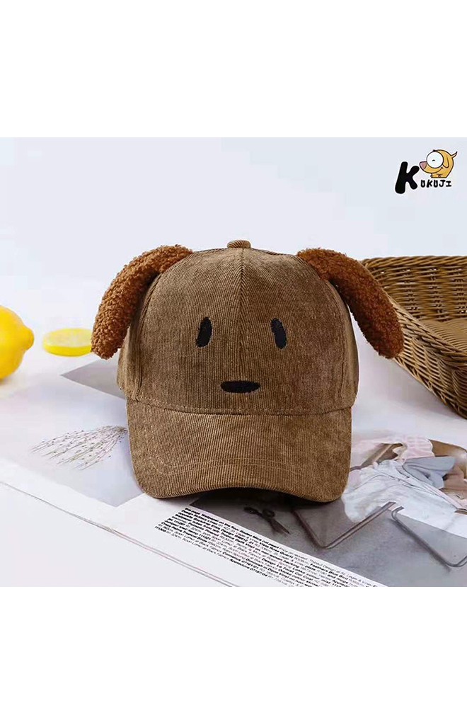 หมวกแก๊ปเจ้าตูบหูฟู KUKUJI