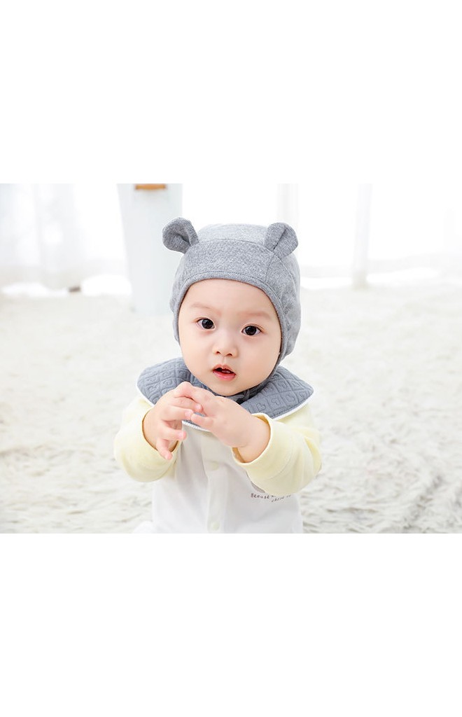 หมวกผูกคางแต่งหูเล็กๆ น่ารัก