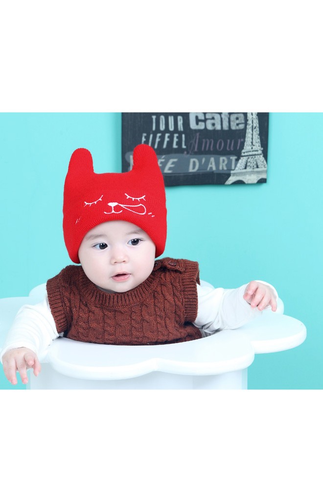 หมวกบีนนี่หมีน้อยหลับปุ๋ย