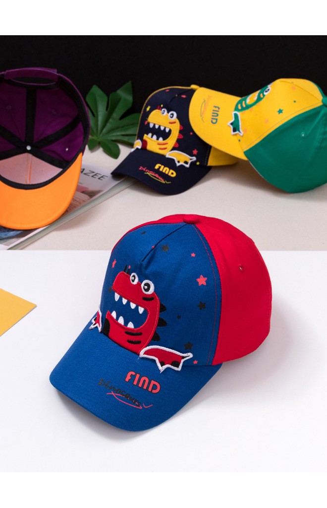 หมวกแก๊ป Dinosaurs สีสันสดใส