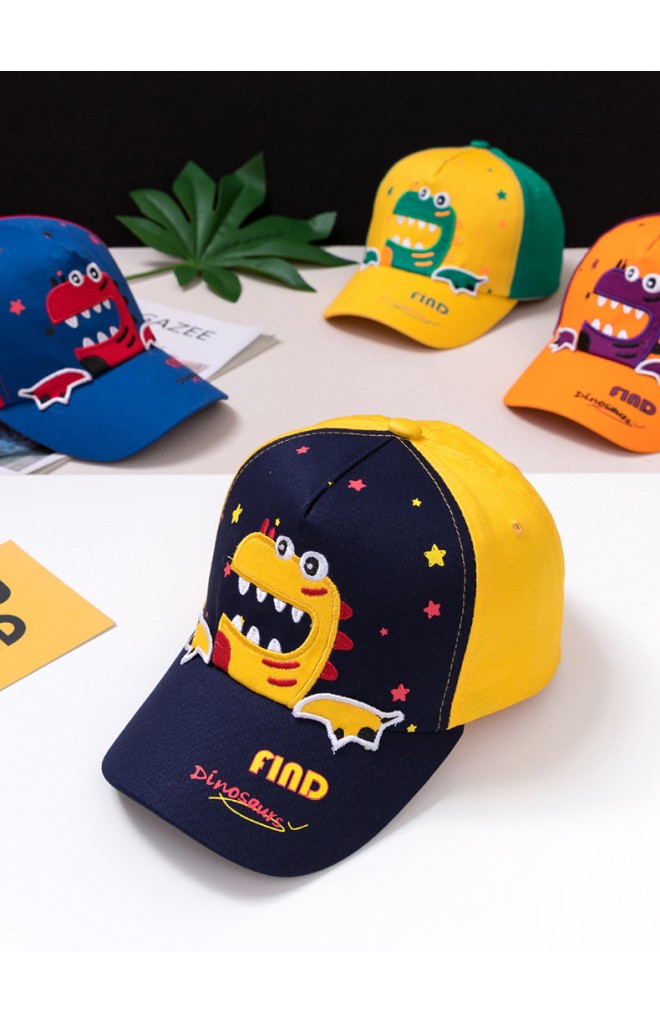 หมวกแก๊ป Dinosaurs สีสันสดใส