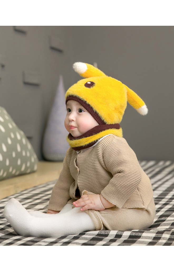 หมวกกระต่ายน้อยขนฟู Winter Bunny จาก GZMM (เฉพาะหมวก)