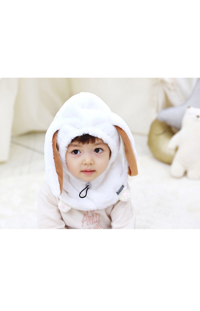 หมวกกันหนาวกระต่ายหูยาวขนฟู TUTUYA