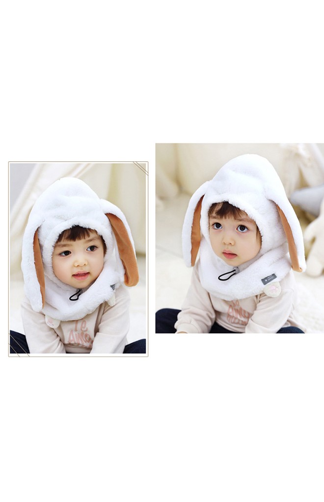 หมวกกันหนาวกระต่ายหูยาวขนฟู TUTUYA
