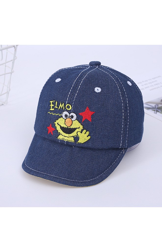 หมวกแก๊ปยีนส์ปัก ELMO