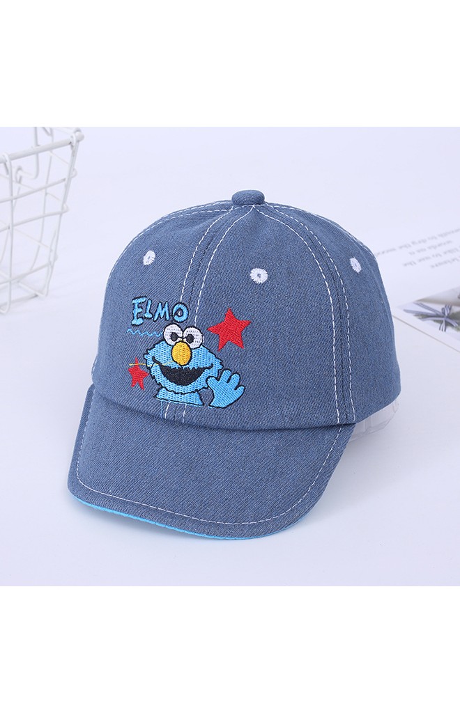 หมวกแก๊ปยีนส์ปัก ELMO