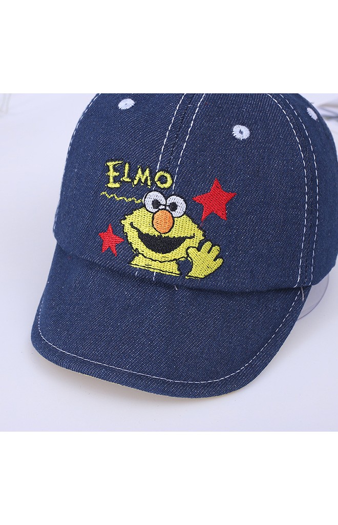 หมวกแก๊ปยีนส์ปัก ELMO
