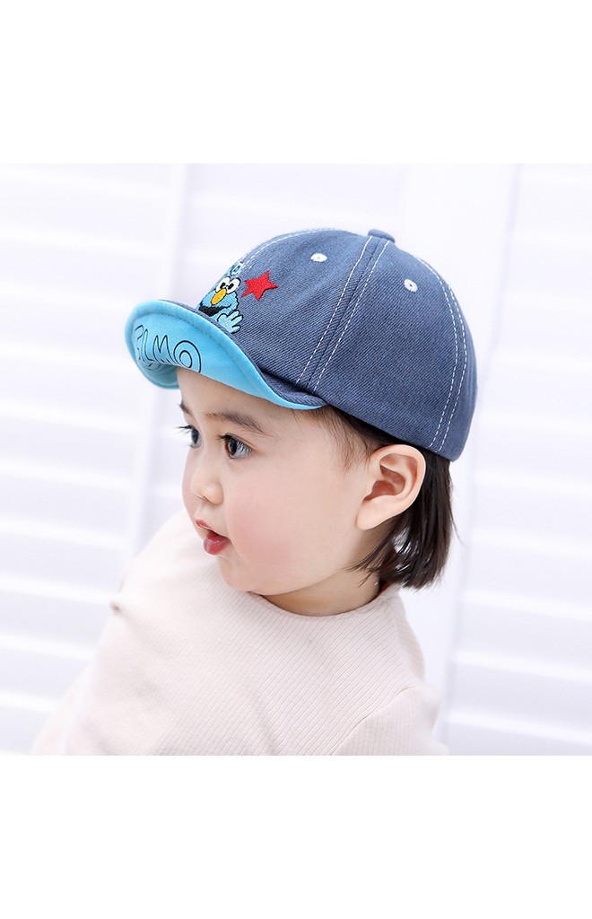 หมวกแก๊ปยีนส์ปัก ELMO