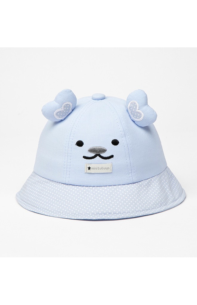 หมวก Bucket หมีน้อย หูรูปหัวใจ TUTUYA
