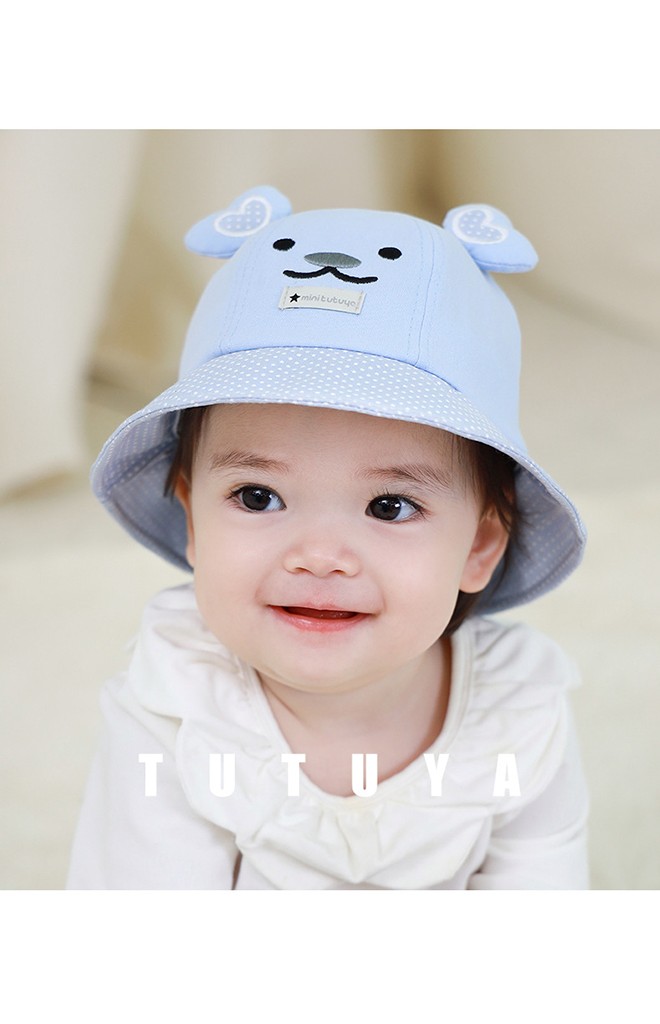หมวก Bucket หมีน้อย หูรูปหัวใจ TUTUYA