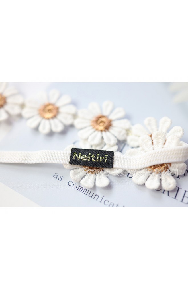 สายคาดผมเดซี่ขาวแบบดอกเรียง Angel Neitiri