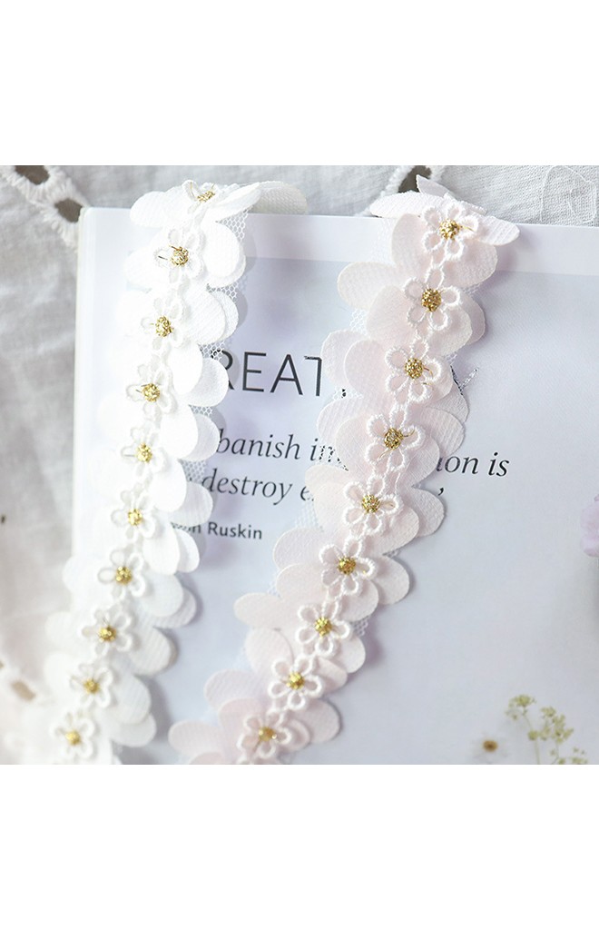สายคาดผมเดซี่ผ้าชีฟองแบบดอกเรียง Angel Neitiri