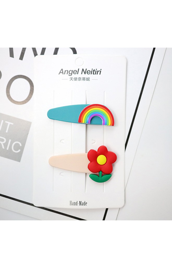 กิ๊บเด็กน่ารักสีสันสดใส แพ็ค 2 ชิ้น Angel Neitiri