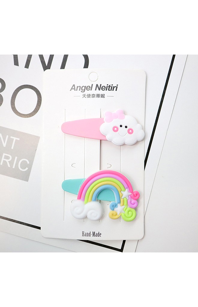 กิ๊บเด็กน่ารักสีสันสดใส แพ็ค 2 ชิ้น Angel Neitiri