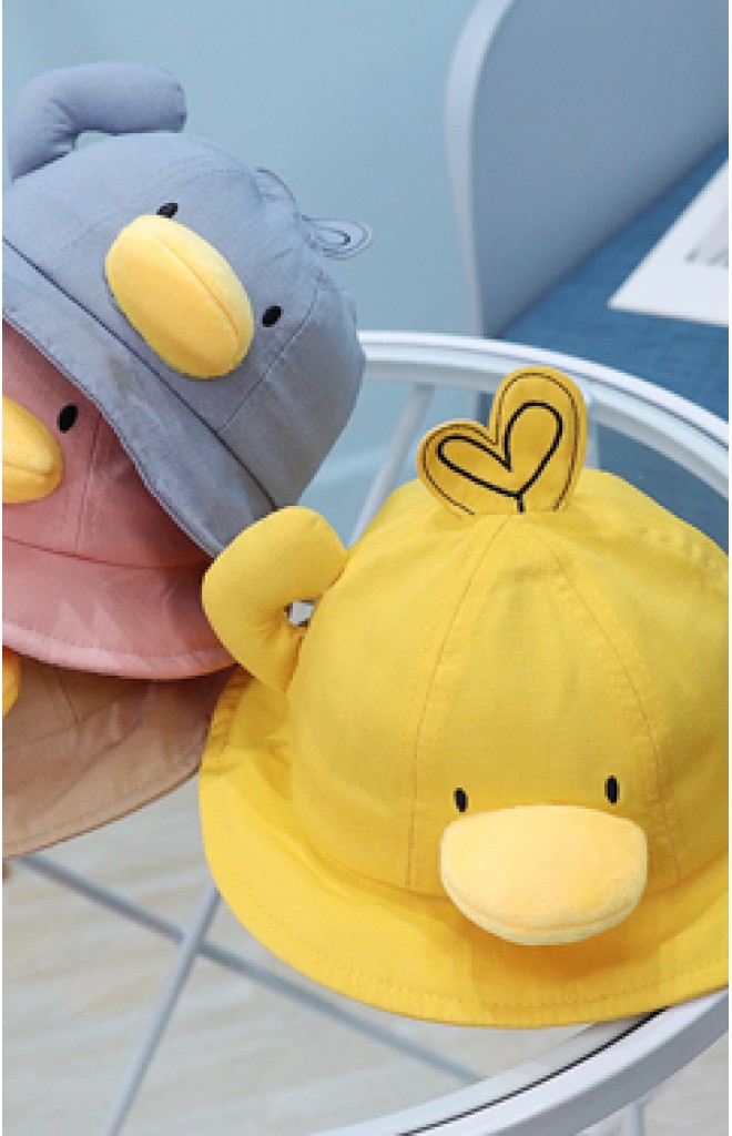 หมวกบักเก็ตเป็ดน้อย ปากบีบมีเสียงร้อง KUKUJI หมวกบักเก็ตเป็ดน้อย ปากบีบมีเสียงร้อง KUKUJI