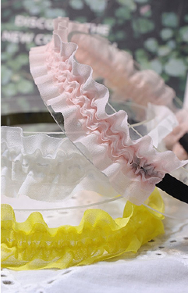 ผ้าคาดผมผ้าชีฟองระบายหวาน Angel Neitiri ผ้าคาดผมผ้าชีฟองระบายหวาน Angel Neitiri