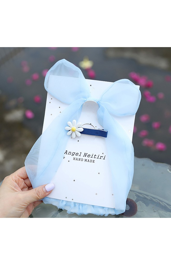 เซ็ตโบว์คาดผมพร้อมกิ๊บดอกไม้ แพ็ค 2 ชิ้น Angel Neitiri