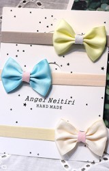 โบว์คาดผมแพ็ค 3 ชิ้น 3 สีหวานๆ  Angel Neitiri