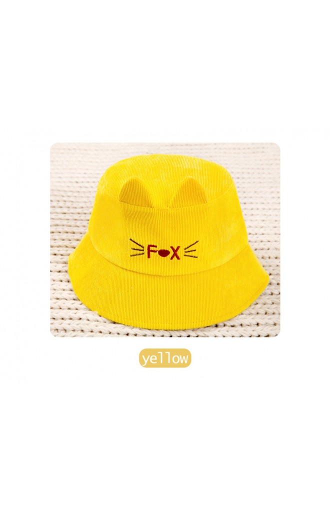 หมวกบักเก็ต Fox ผ้าลูกฟูก GZMM
