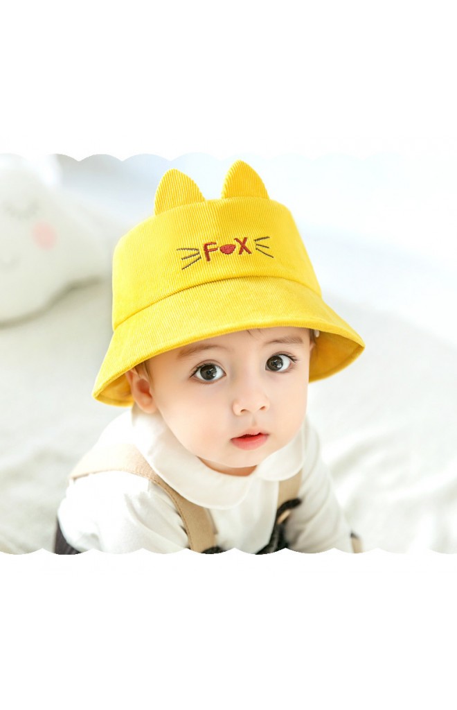 หมวกบักเก็ต Fox ผ้าลูกฟูก GZMM