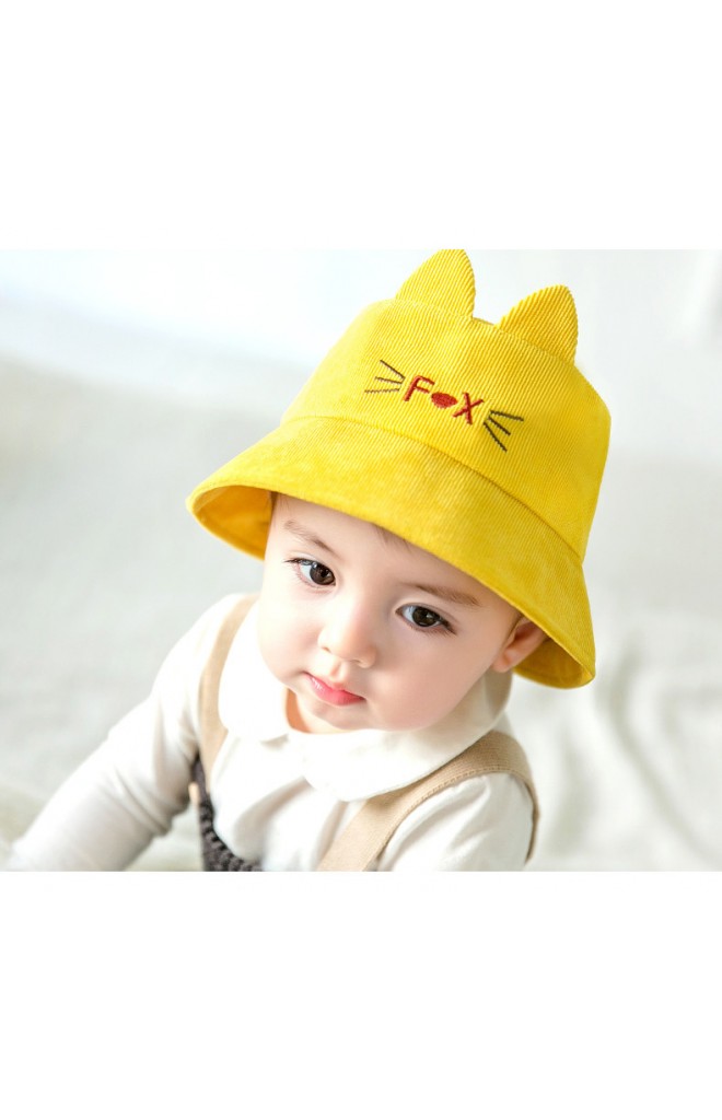 หมวกบักเก็ต Fox ผ้าลูกฟูก GZMM