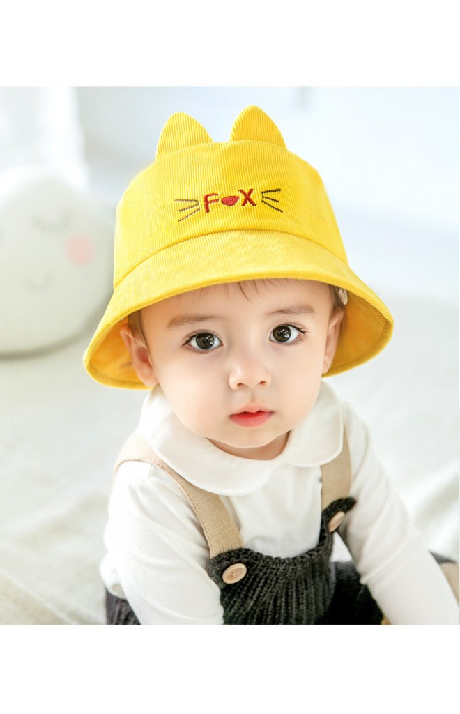 หมวกบักเก็ต Fox ผ้าลูกฟูก GZMM