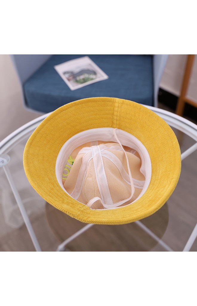 หมวก Bucket ผลไม้ ด้านหน้าปักอักษร ok