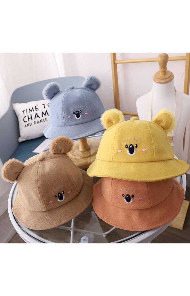 หมวกปีกรอบโคอาลาหูฟูน่ารัก