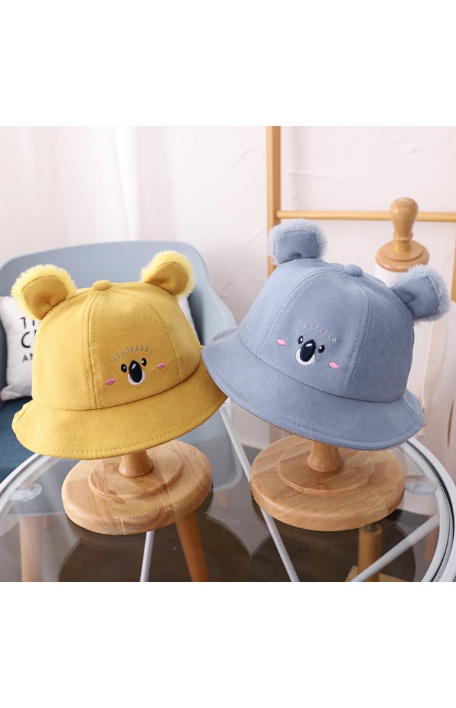 หมวกปีกรอบโคอาลาหูฟูน่ารัก