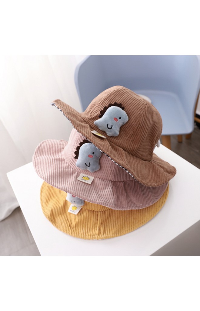 หมวกกันแดดไดโนเสาร์ผ้าลูกฟูก