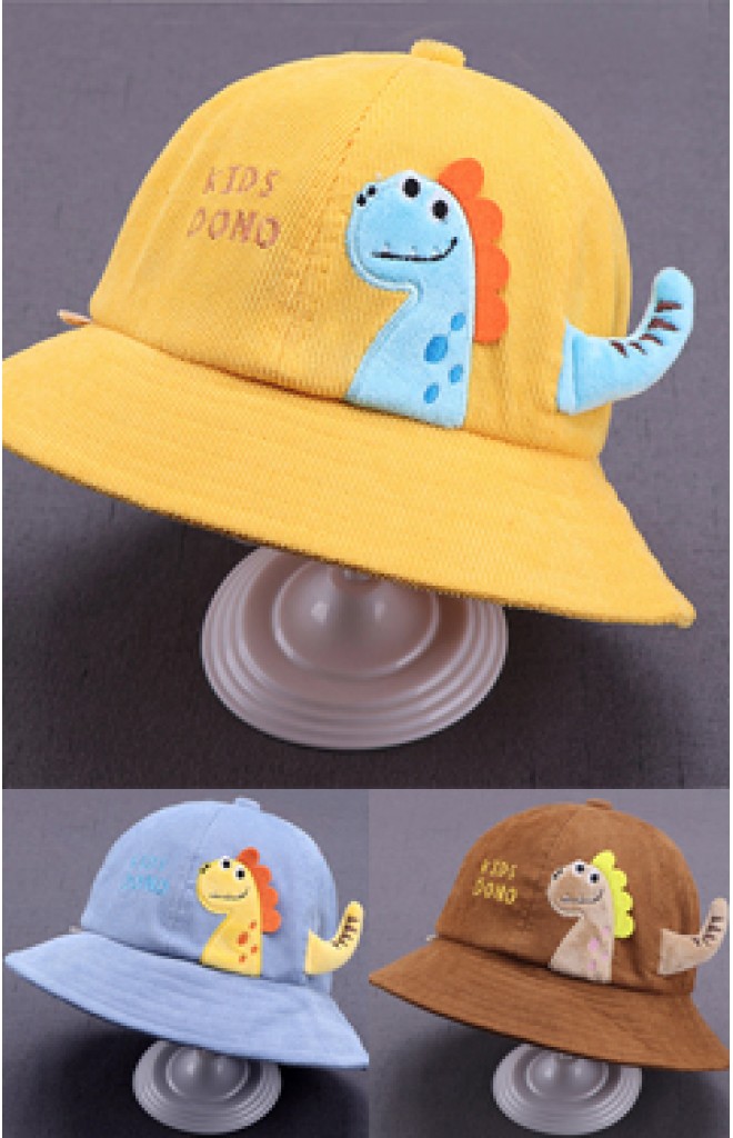 หมวก Bucket ไดโนเสาร์ KIDS DONO ผ้าลูกฟูก หมวก Bucket ไดโนเสาร์ KIDS DONO ผ้าลูกฟูก