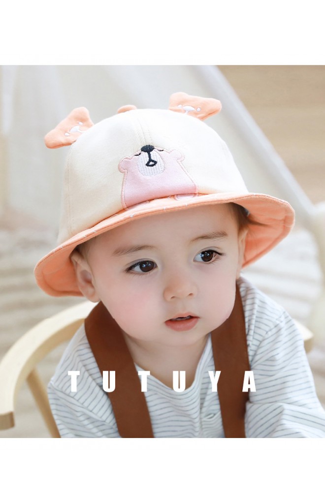 หมวกปีกรอบหมีน้อยหลับปุ๋ย tutuya