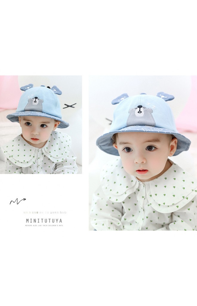 หมวกปีกรอบหมีน้อยหลับปุ๋ย tutuya
