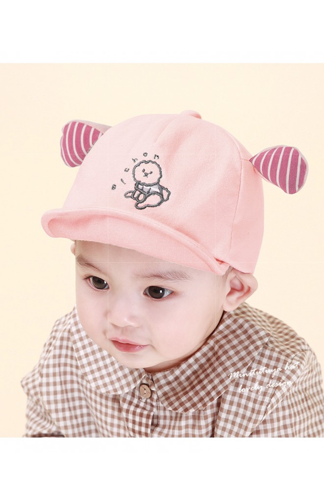 หมวกแก๊ป ปักการ์ตูนสุนัข Bichon จาก tutuya